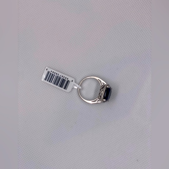 Black Onyx diamond ring - Picture 2 of 9